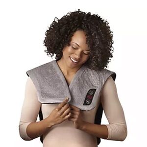 HoMedics Comfort Pro Vibration Wrap with Heat
 / Black Houndstooth / plugin
